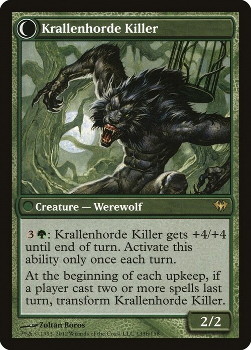 Prigioniero Morso // Assassino di Krallenhorde Card Back