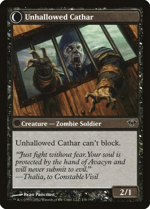Cataro Leale // Cataro Sacrilego Card Back