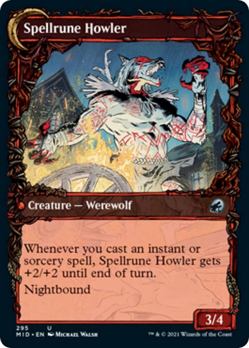 Pittrice di Rune Magiche // Ululatrice delle Rune Magiche Card Back