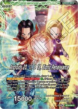 Android 20 // Androids 20, 17, & 18, Bionic Renaissance Card Back