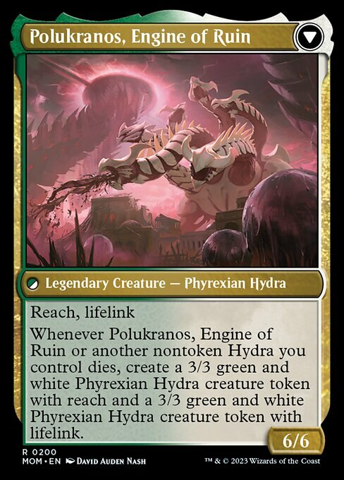 Polukranos Rinato // Polukranos, Macchina della Rovina Card Back