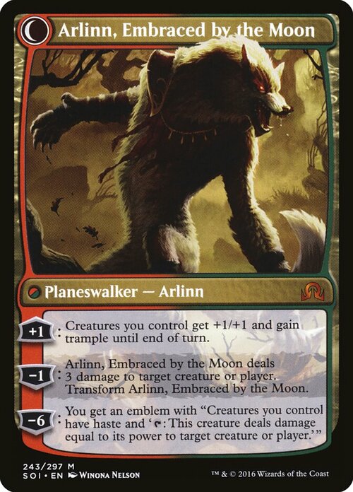 Arlinn Kord // Arlinn, Abbracciata dalla Luna Card Back