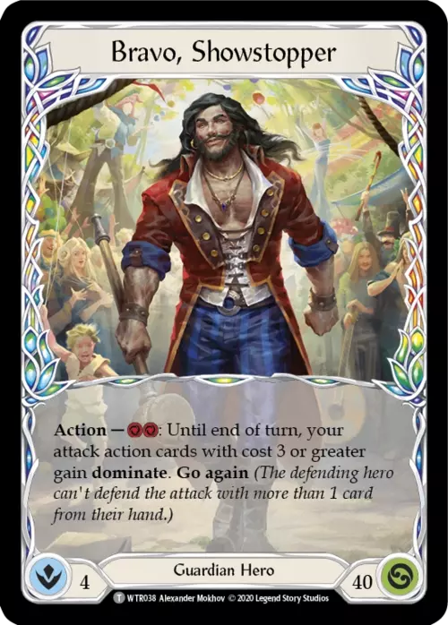 Bravo // Bravo, Showstopper Card Back