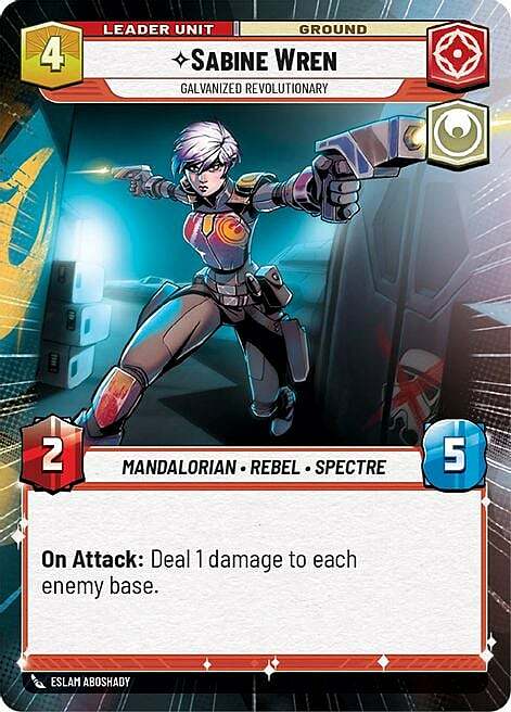 Sabine Wren, Rivoluzionaria Galvanizzata Card Back