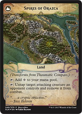 Thaumatic Compass // Spires of Orazca Card Back