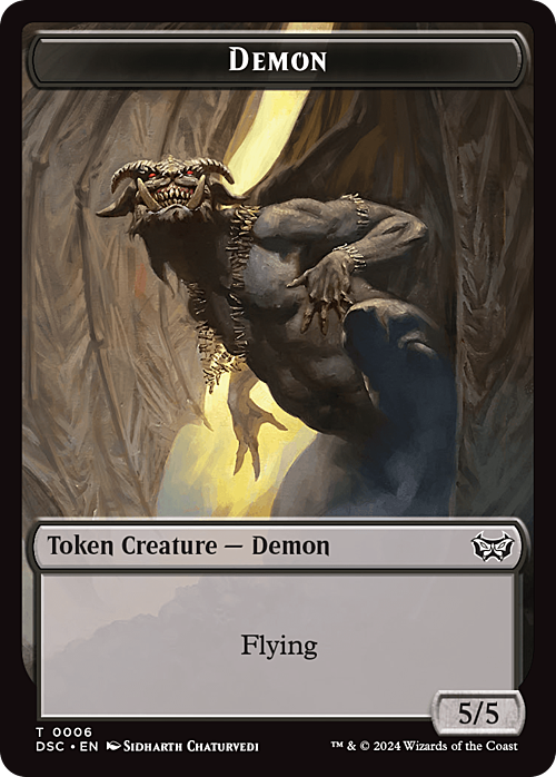 Demon // Bird Card Back