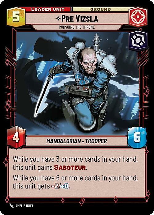 Pre Vizsla, Con Gli Occhi Sul Trono Card Back