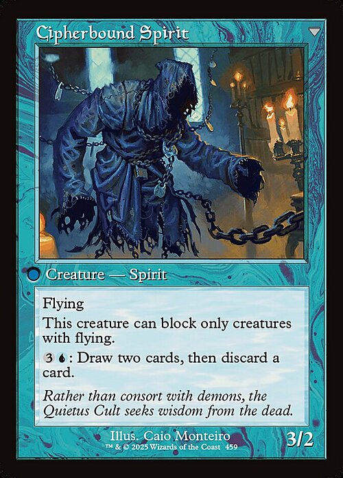 Tavoletta del Codice Spirituale // Spirito delle Catene Cifrate Card Back