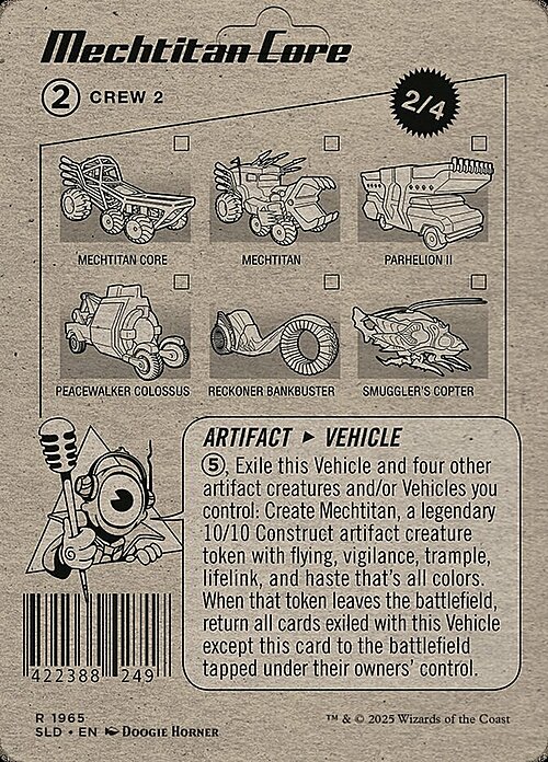 Mechtitan Core Card Back