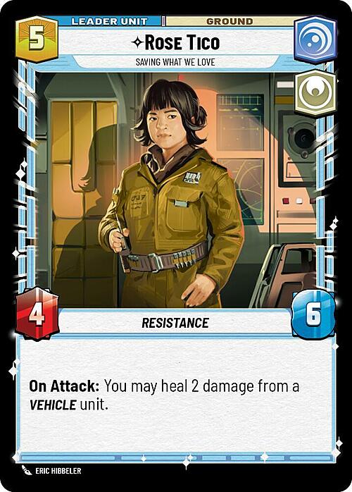 Rose Tico, Salvando Ciò Che Amiamo Card Back