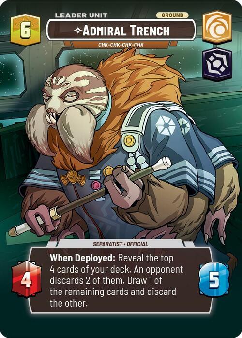 Admiral Trench - Chk-chk-chk-chk Card Back