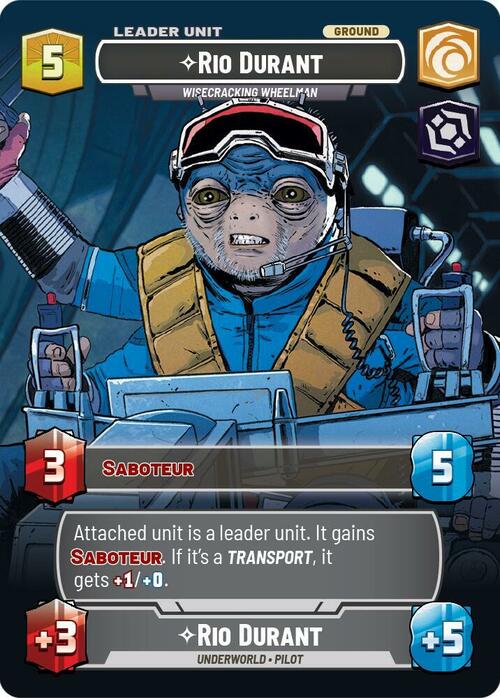 Rio Durant - Wisecrack Wheelman Card Back