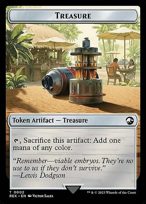 Golem // Treasure Card Back