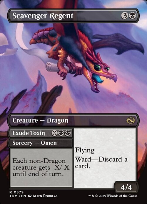 Scavenger Regent // Exude Toxin Card Back