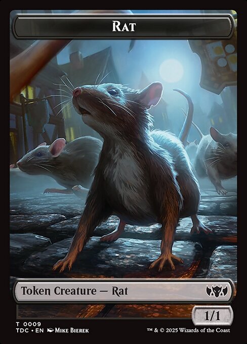 Human // Rat Card Back