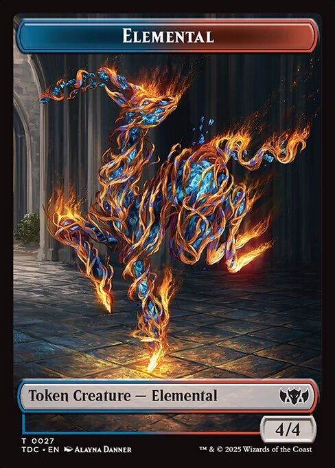 Monk // Elemental Card Back