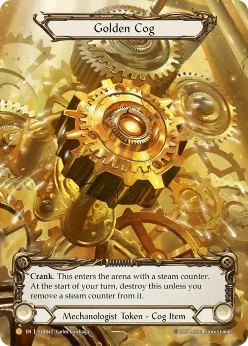 Golden Cog Card Back