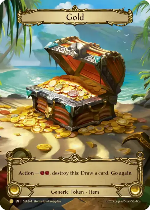 Gold Card Back