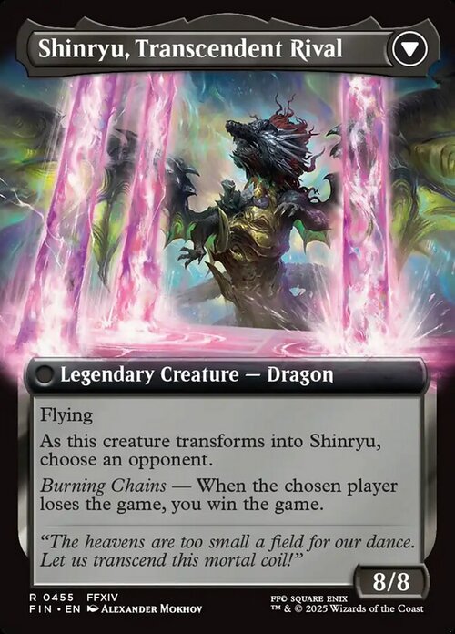 Zenos yae Galvus // Shinryu, Transcendent Rival Card Back