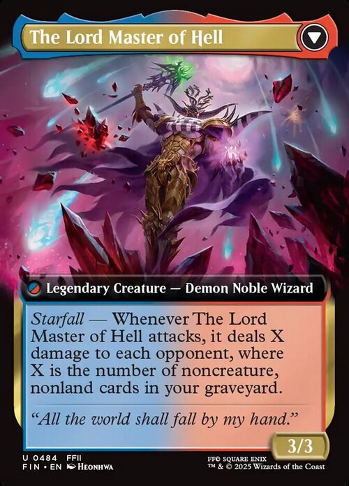The Emperor of Palamecia // The Lord Master of Hell Parte Posterior