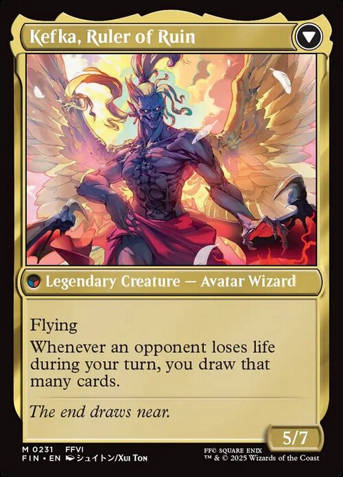 Kefka, Court Mage // Kefka, Ruler of Ruin Card Back