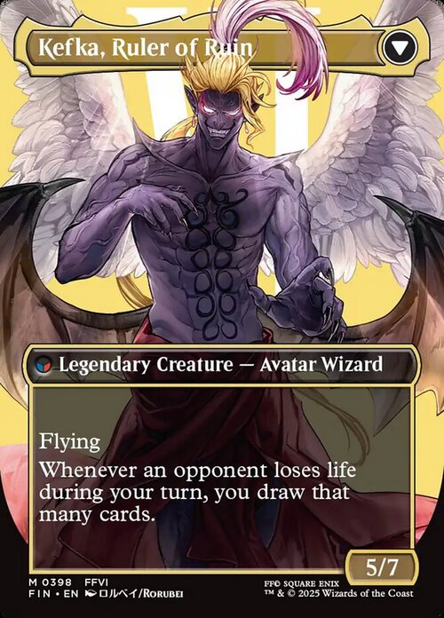 Kefka, Court Mage // Kefka, Ruler of Ruin Card Back