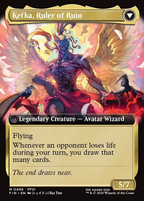 Kefka, Court Mage // Kefka, Ruler of Ruin Card Back