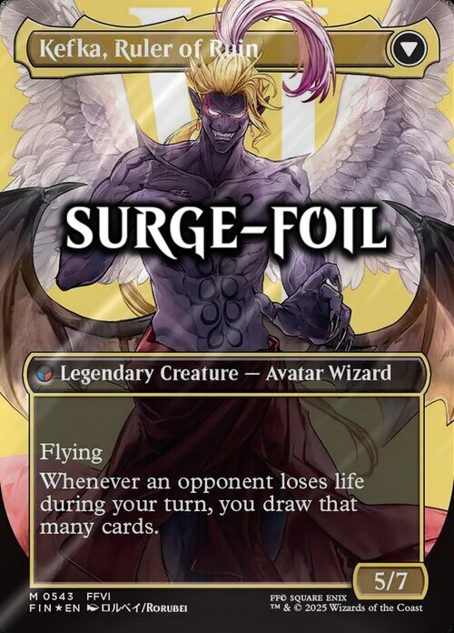 Kefka, Court Mage // Kefka, Ruler of Ruin Card Back