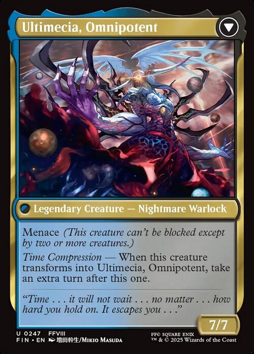 Ultimecia, Time Sorceress // Ultimecia, Omnipotent Card Back