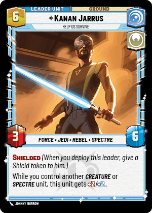 Kanan Jarrus - Help Us Survive Card Back