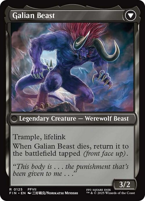 Vincent Valentine // Galian Beast Parte Posterior