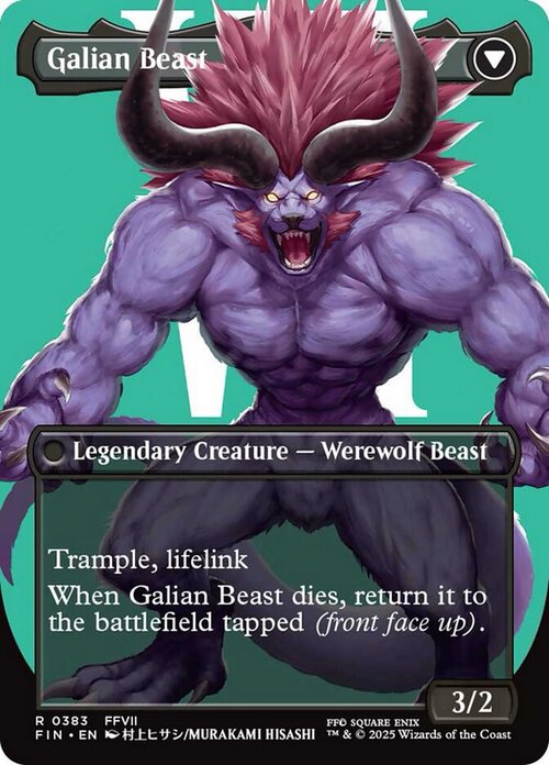 Vincent Valentine // Galian Beast Parte Posterior