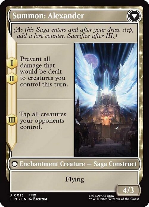 Crystal Fragments // Summon: Alexander Card Back