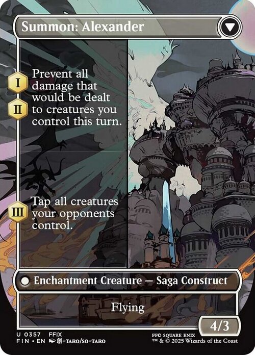 Crystal Fragments // Summon: Alexander Parte Posterior