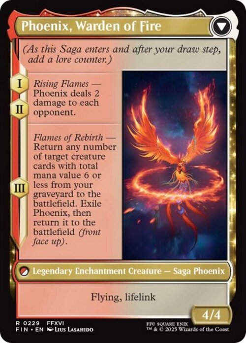Joshua, Phoenix's Dominant // Phoenix, Warden of Fire Parte Posterior