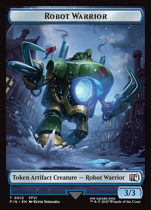 Sephiroth, One-Winged Angel Emblem // Robot Warrior Parte Posterior
