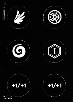 L'Era della Rovina Punch Card Card Back