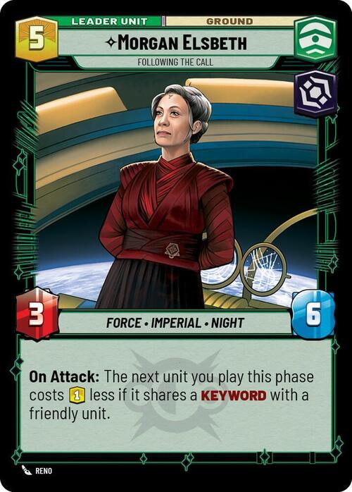 Morgan Elsbeth - Following the Call Card Back