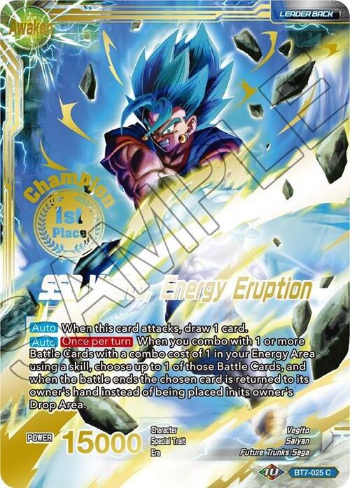 Son Goku & Vegeta // SSB Vegito, Energy Eruption Parte Posterior