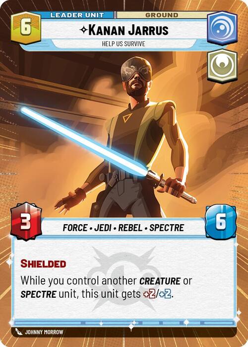 Kanan Jarrus, Ayúdanos a sobrevivir Parte Posterior