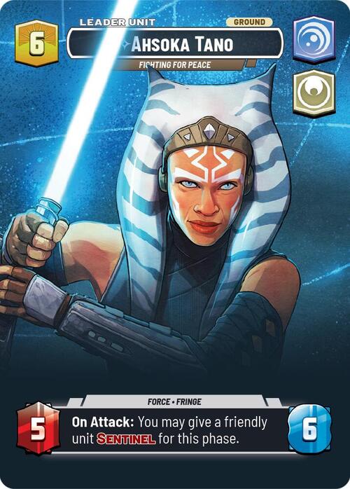 Ahsoka Tano - Fighting For Peace Card Back