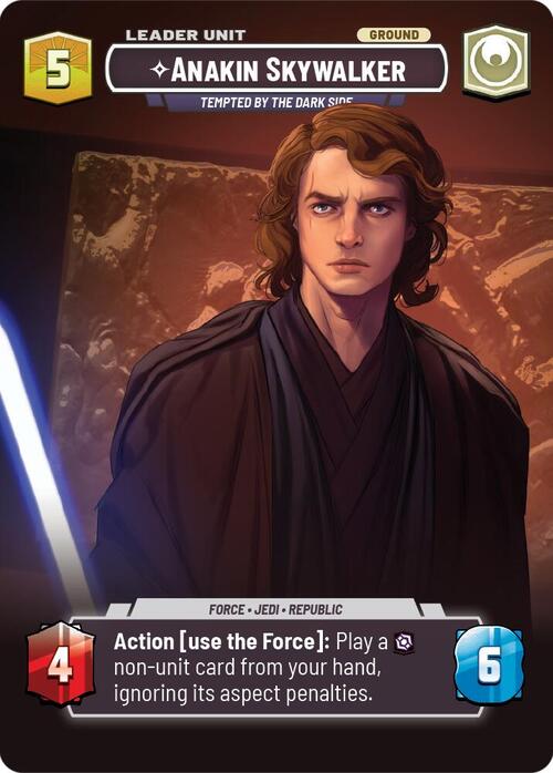 Anakin Skywalker - Tempted by the Dark Side Card Back