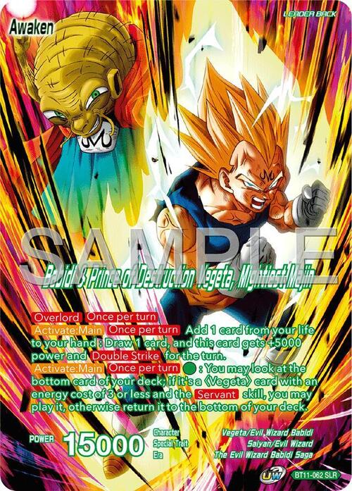 Vegeta & Babidi // Babidi & Prince of Destruction Vegeta, Mightiest Majin Parte Posterior