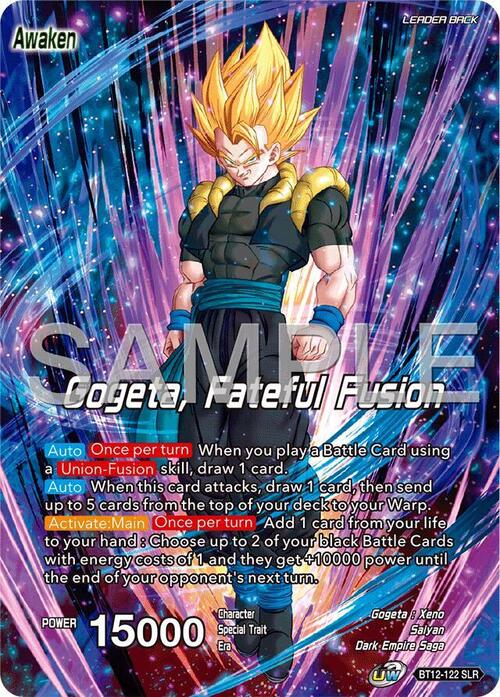 Son Goku & Vegeta // Gogeta, Fateful Fusion Parte Posterior