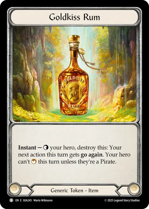 Sticky Fingers // Goldkiss Rum Card Back
