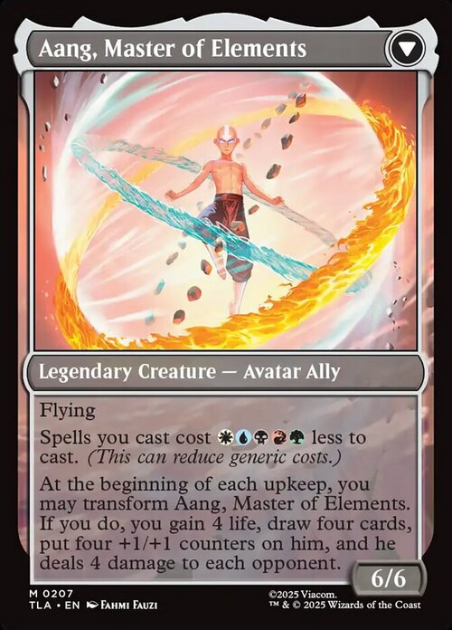 Avatar Aang // Aang, Master of Elements Card Back