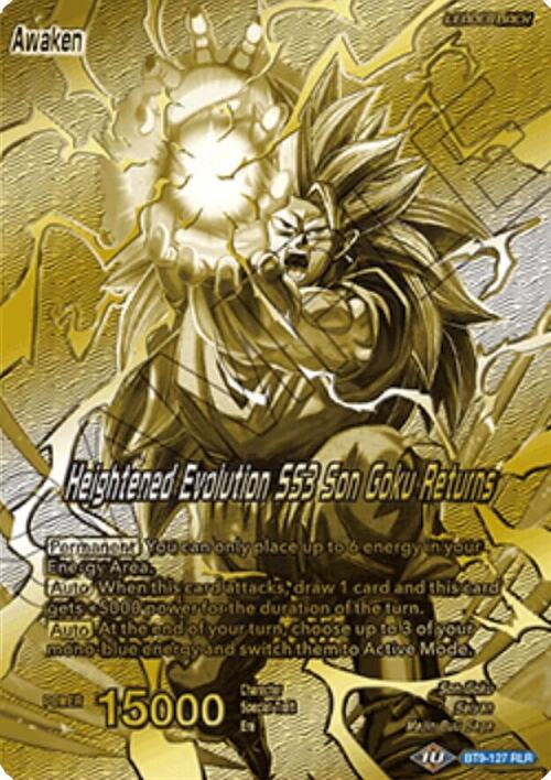 Son Goku // Heightened Evolution SS3 Son Goku Returns Card Back