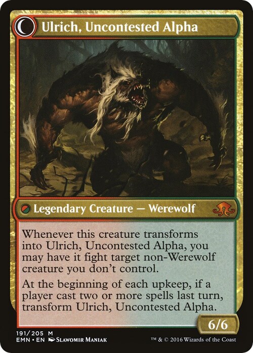 Ulrich de Krallenhorde // Ulrich, alfa sin rival Parte Posterior