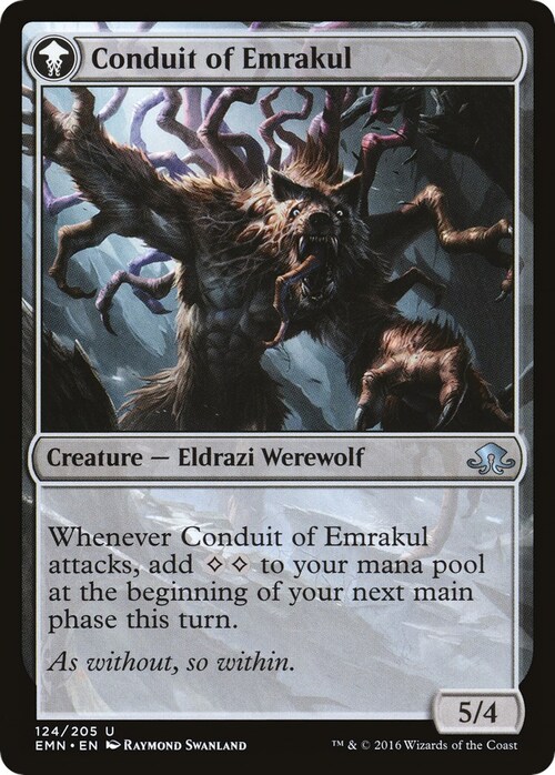 Canalizador de tormentas // Canalizador de Emrakul Parte Posterior