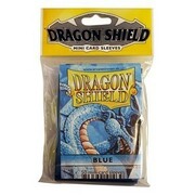 50 Small Dragon Shield Sleeves - Blue